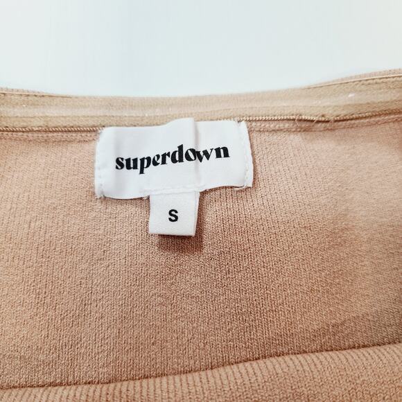 Superdown Perla Ombre Mini Dress in Nude Ombre Small - Picture 6 of 13